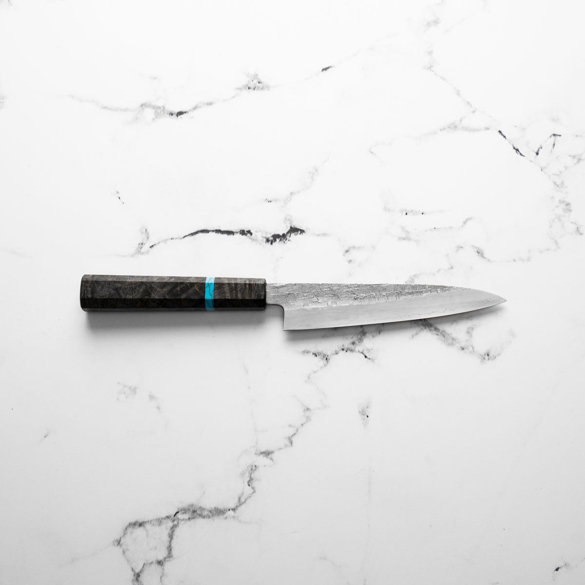 Satoshi Nakagawa Ginsan Tsuchime Petty 150mm - Turquoise – Chefs