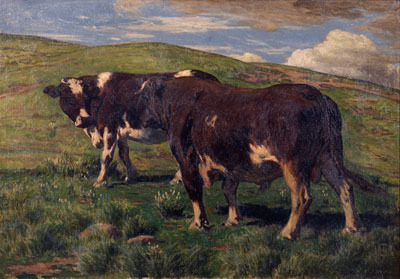 鹿子木 孟郎「放牧」｜倉敷市公式ホームページ(生涯学習部 倉敷市立美術館)