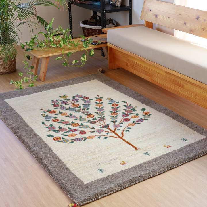 ギャッベ 約180×120cm｜手織ラグの店クラフトワーク