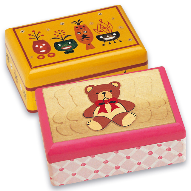 木彫キット】工芸小もの入れ A | 教材商品案内 | 図工・美術教材の