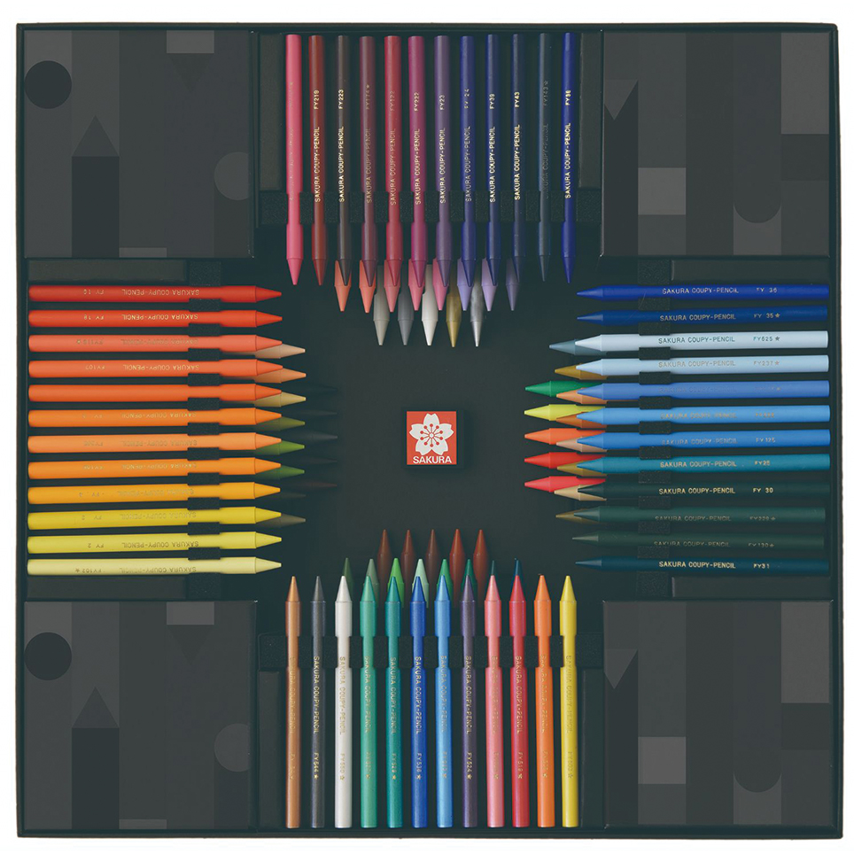 クーピーペンシル100色 ブラックパッケージエディション｜クーピー