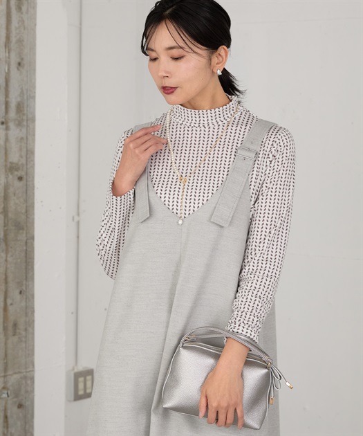 プリントハイネックプルオーバー A/C DESIGN BY ALPHA CUBIC｜クロス