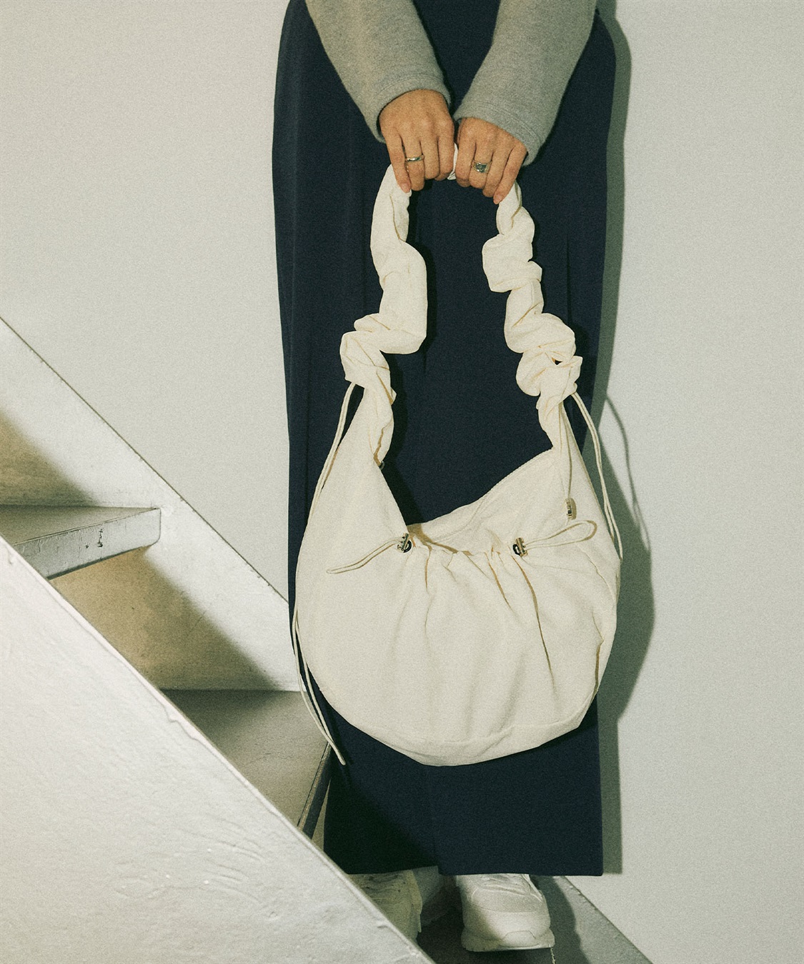 TRIP.INN】 ギャザーショルダーバッグ Life Style by cross marche