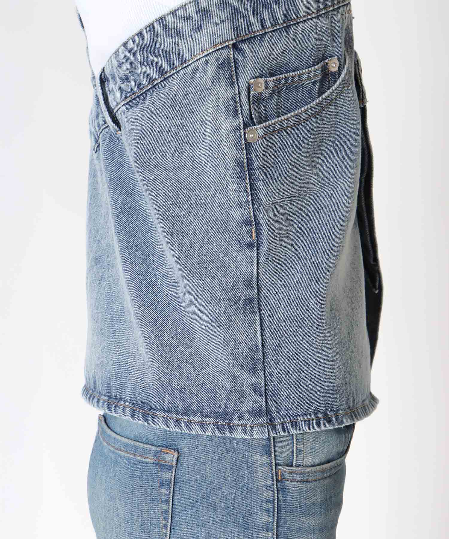 リメイク風デニムビスチェ | AND ON JIONE STORE（アンドオン）ジオン