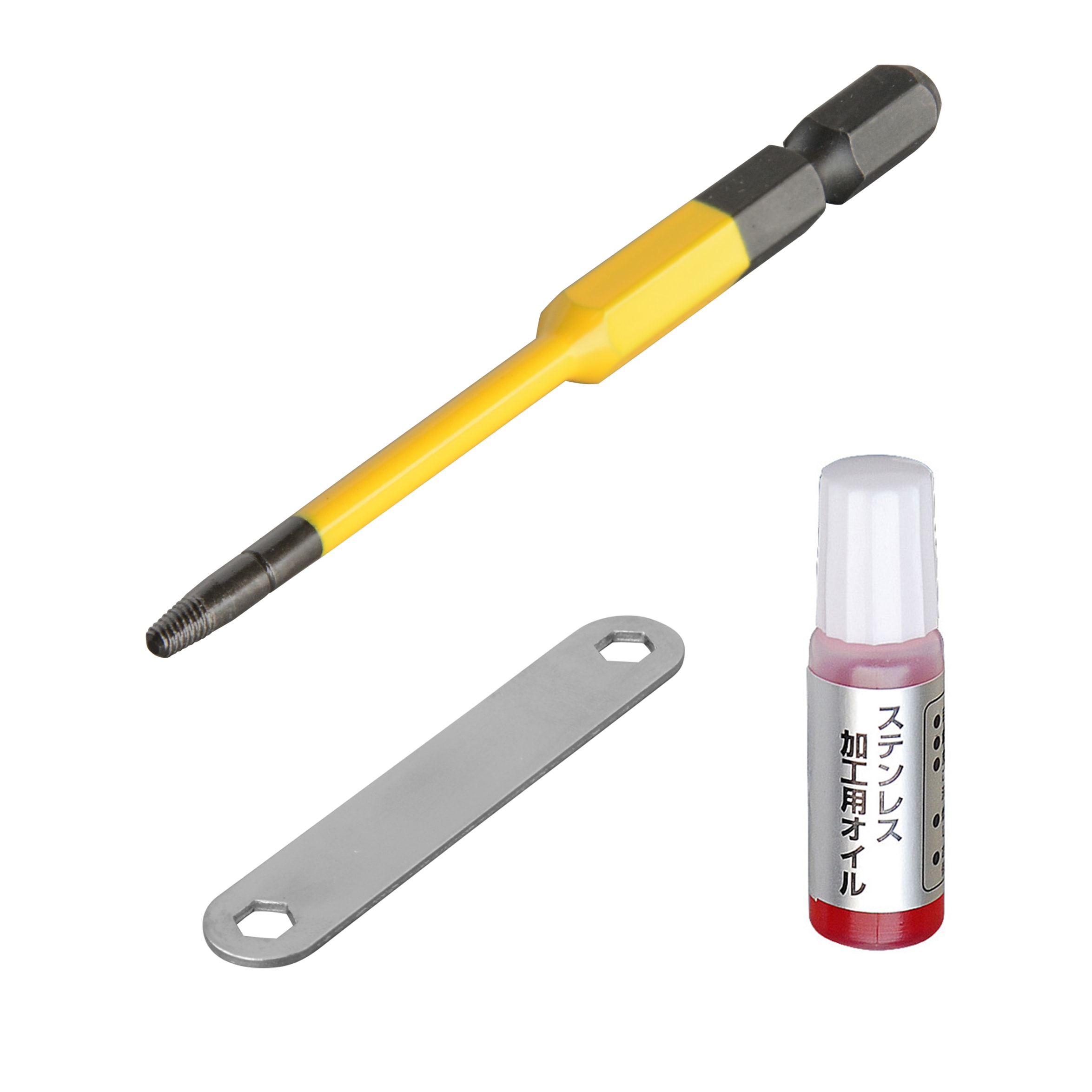 なめたネジはずしビット 段付タイプ 1本組 全長90mm M3.5～5ネジ対応