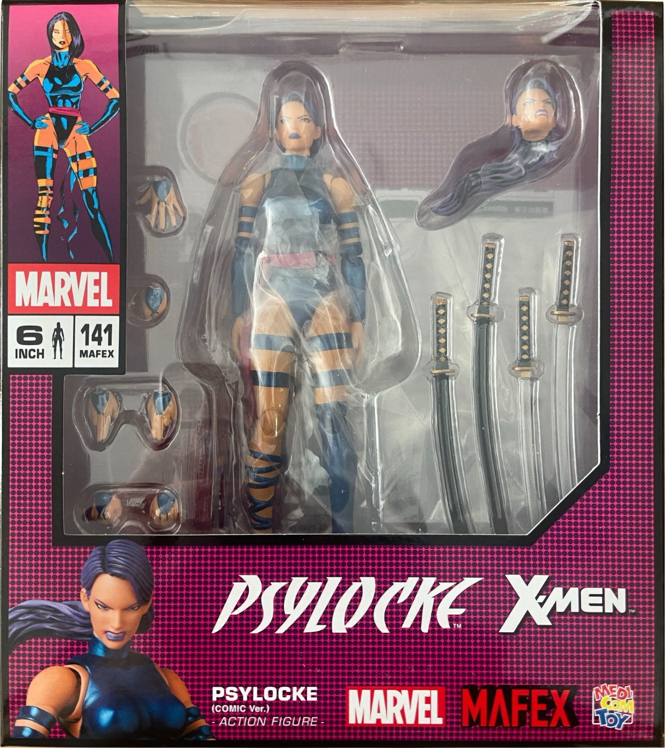 Mafex Marvel Psylocke (Comic Version)