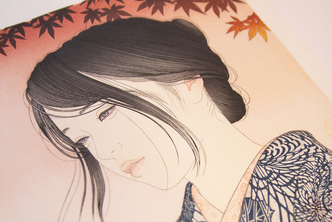 鰭崎英朋オマージュの新作美人画 日本画家・宮﨑優さんインタビュー