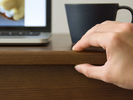 タモ無垢材デスク LIBRE〔リーブル〕 125cm幅 | 家具・インテリア通販