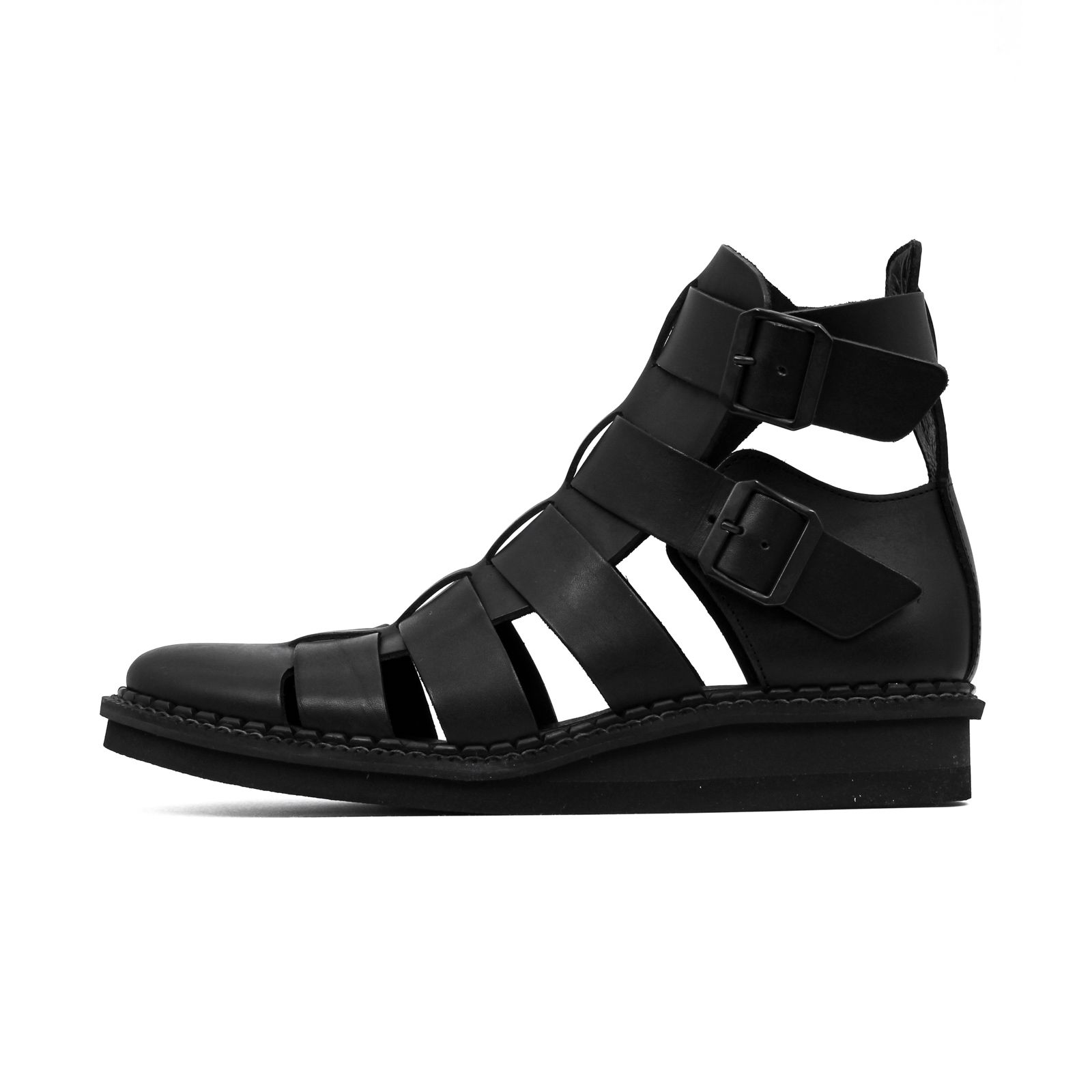 yohji yamamoto - pour homme グラディエーターブーツ / HG-E08-768