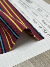 SD0247 空紡糸20/1 先染めマルチボーダー[生地] 柴屋/オークラ商事