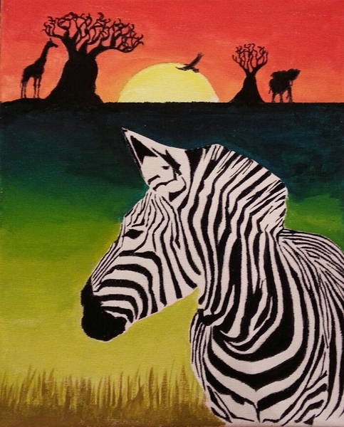 シマウマ」 by 隆博｜Artmeter｜暮らしを彩るアートが、きっと見つかる