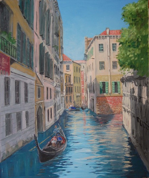 ベニスの運河」 by TAKESHI｜Artmeter｜暮らしを彩るアートが、きっと