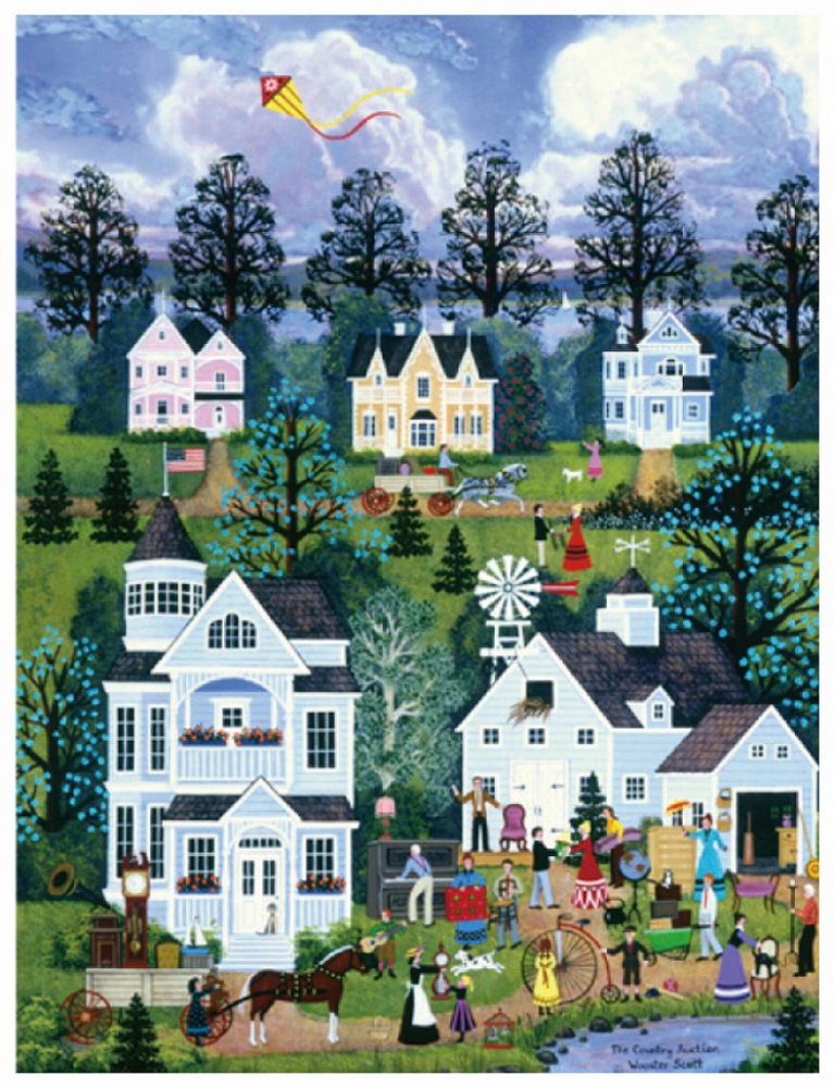 ジェーン・ウースター・スコット 絵画 (版画/ジクレー) The Country