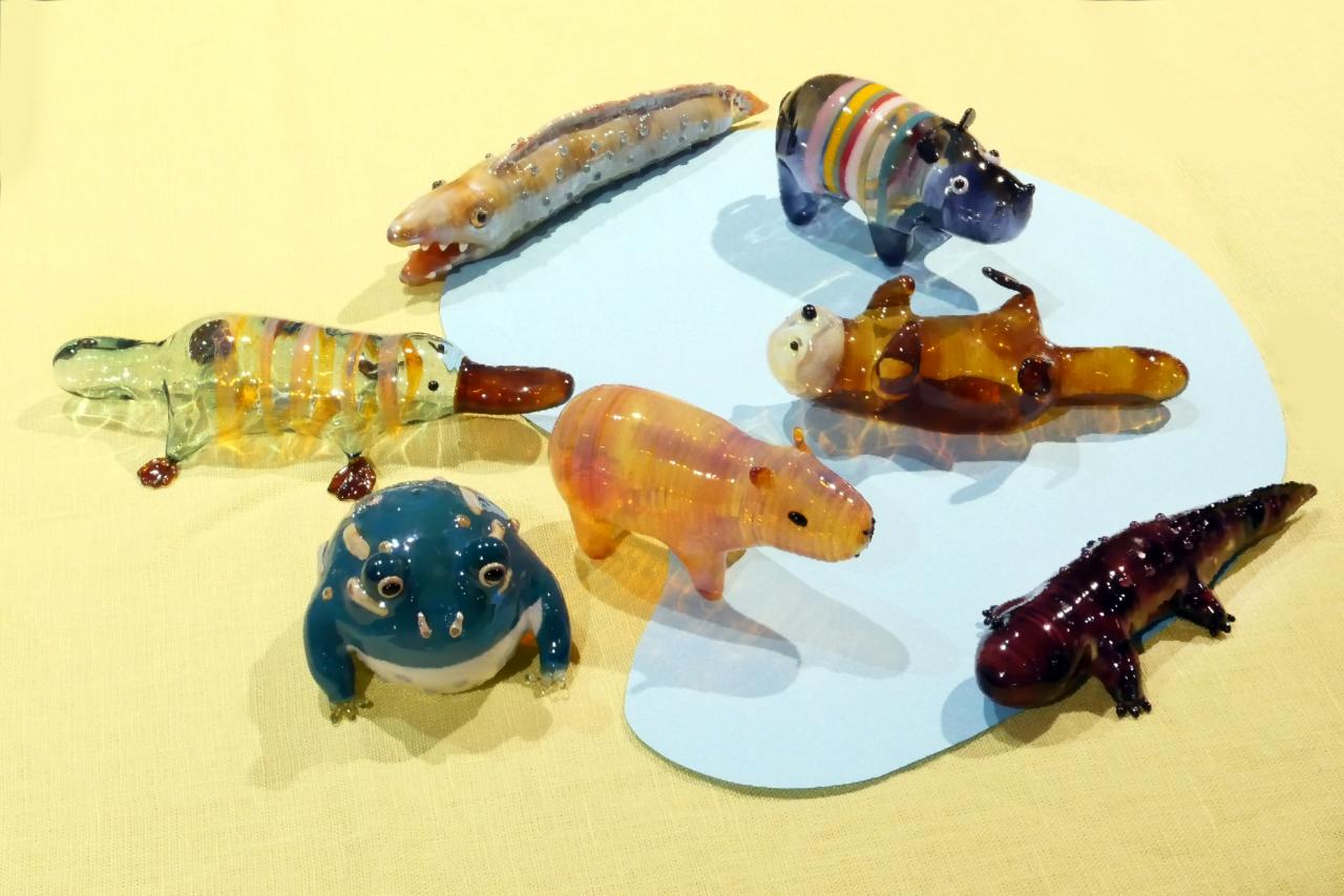 野村洋子さんから作品が届きました！ | 秋田市新屋ガラス工房