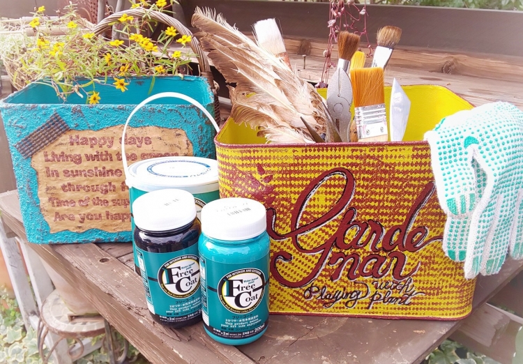 ガーデニングやインテリアに大活躍！小道具入れの大きなリメ缶｜BLOG