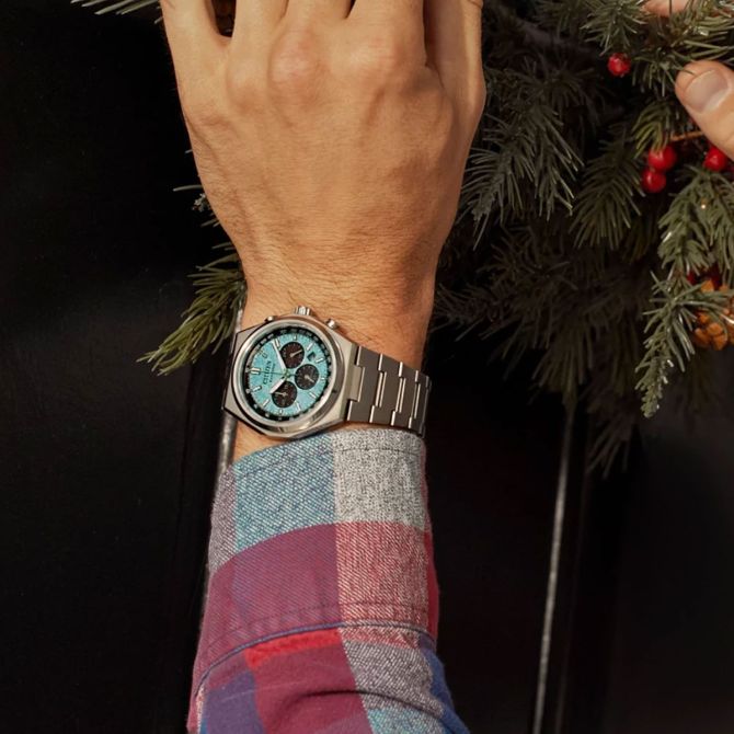 Citizen Zenshin Chronograph 42.4mm Men's Watch, Textured Light