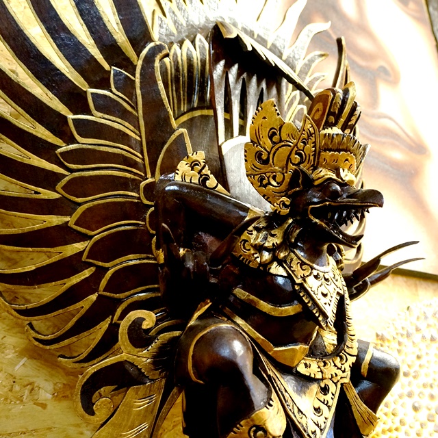 ガルーダ像 ／木製 組み立て式 | アジアンライフスタイルチャナン