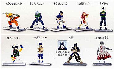 ナルト忍形集 其ノ一｜バンダイキャンディトイ