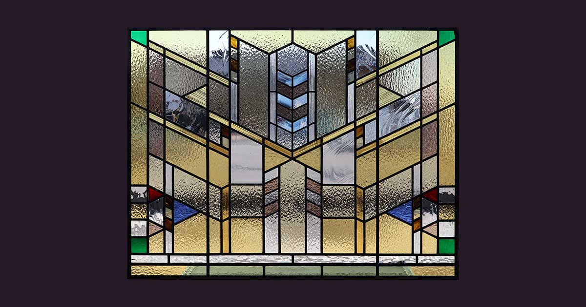 ライトスタイル(フランク・ロイド・ライト)-013 | ステンドグラスバロック