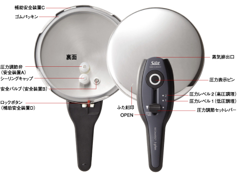 シラルガン シコマチック圧力鍋 高機能！ 送料無料・特別価格
