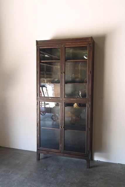 アンティーク メタル×ガラス キャビネット - GOOD-OLD_STAGE