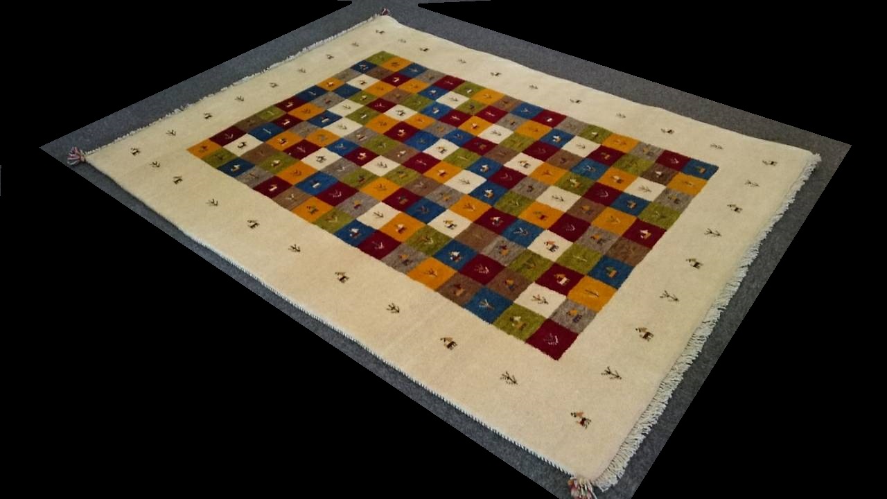 GA8044 ギャベ 手織り ペルシャ絨毯 162×210 | じゅうたん売場