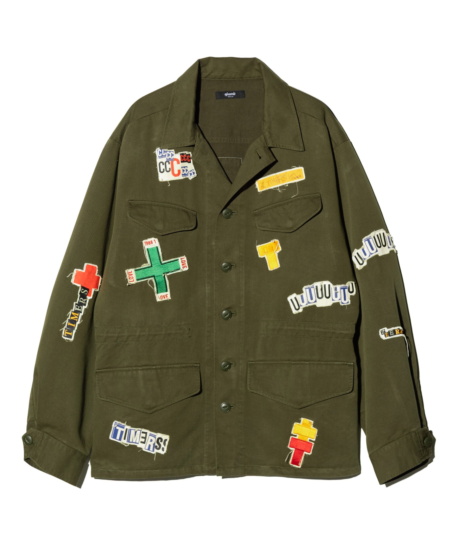 GB0425/KI03 : THE TIMERS Military Shirt Jacket / ザ・タイマーズ