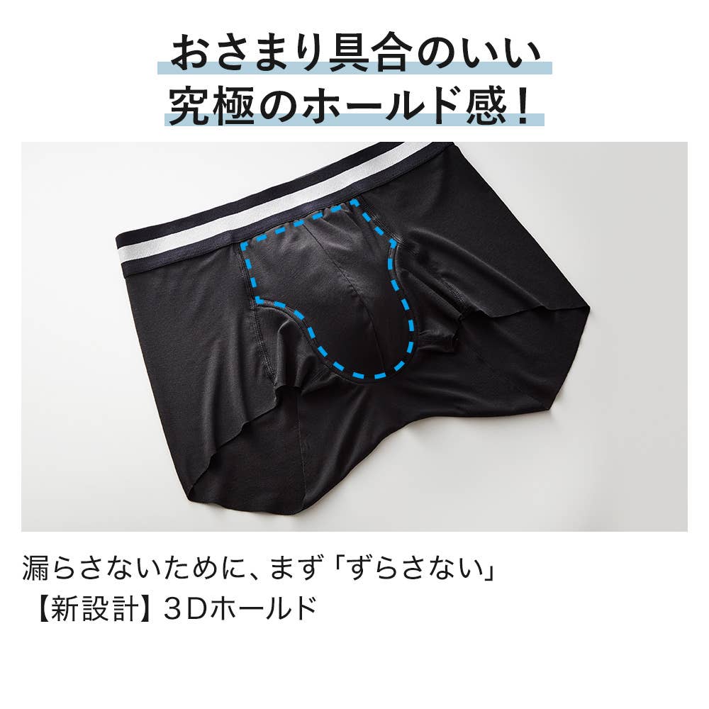 イケオジパンツ(尿じみ対応)】ボクサーパンツ（前とじ） NE7083A