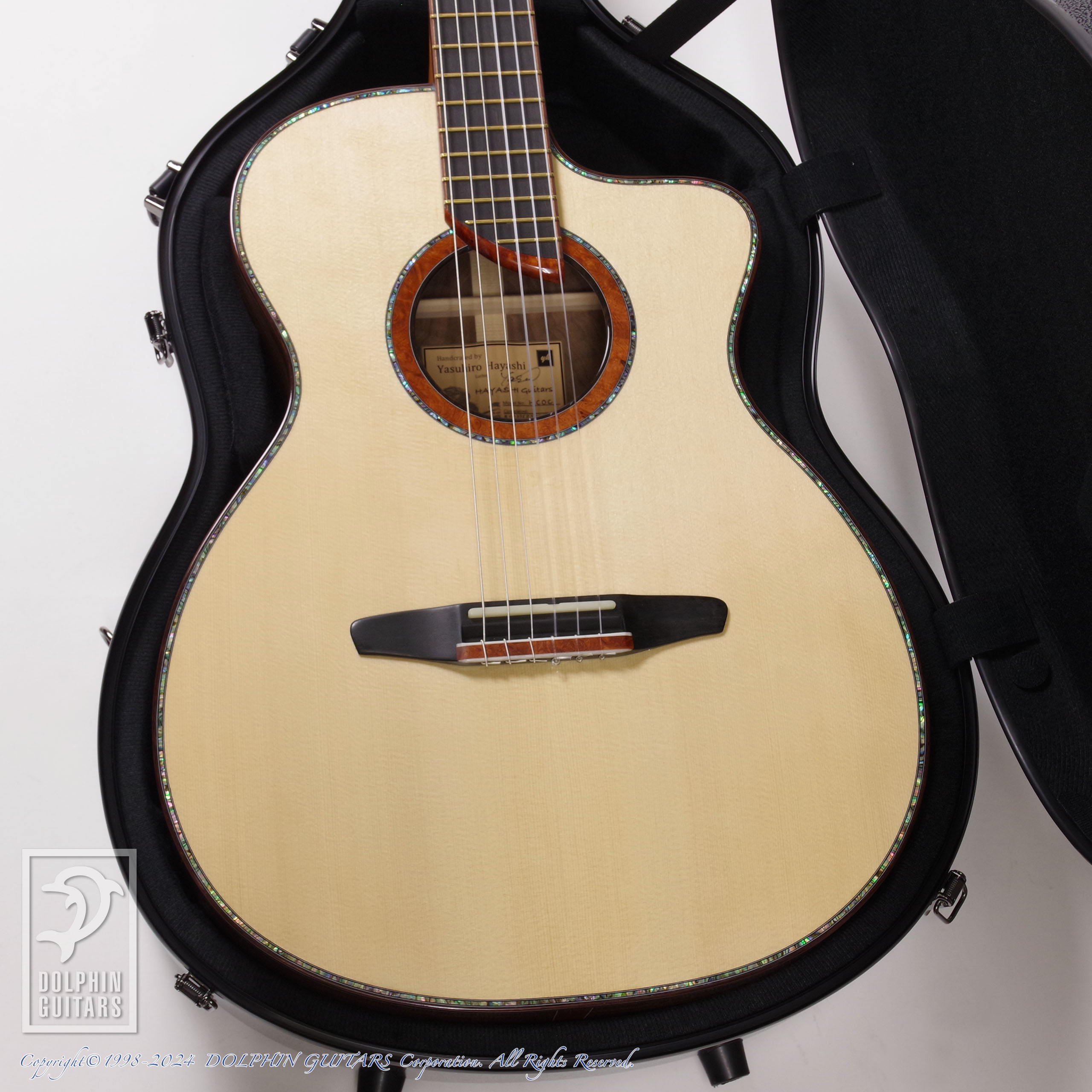 HAYASHI GUITARS Hatsune Crossover (Nylon Strings)|ドルフィンギターズ