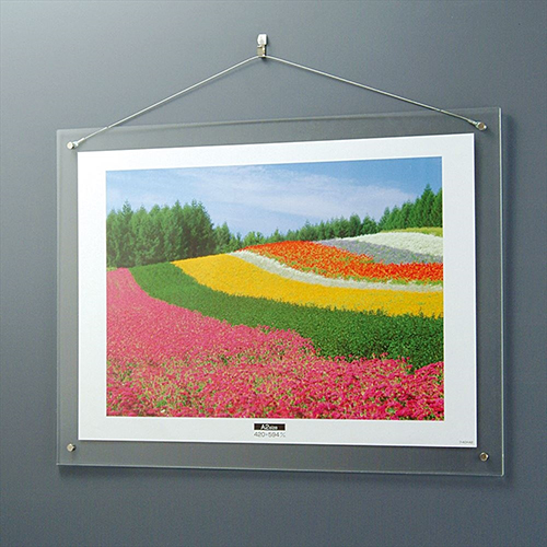 アクリル製ピクチャーフレーム/壁掛け フ-ACH-A4 Nakabayashi 額縁 A4