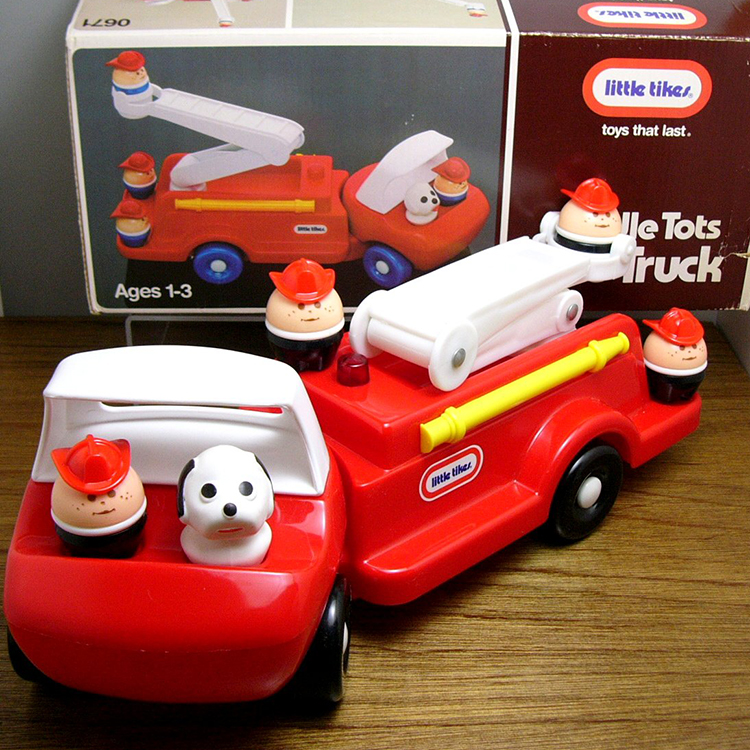 リトルタイクス☆消防車 箱付きセット☆DEALERSHIP