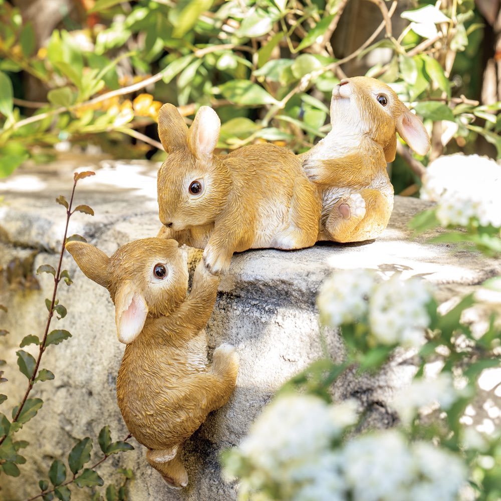 段差に置ける！助け合いうさぎ 通販 - ディノス