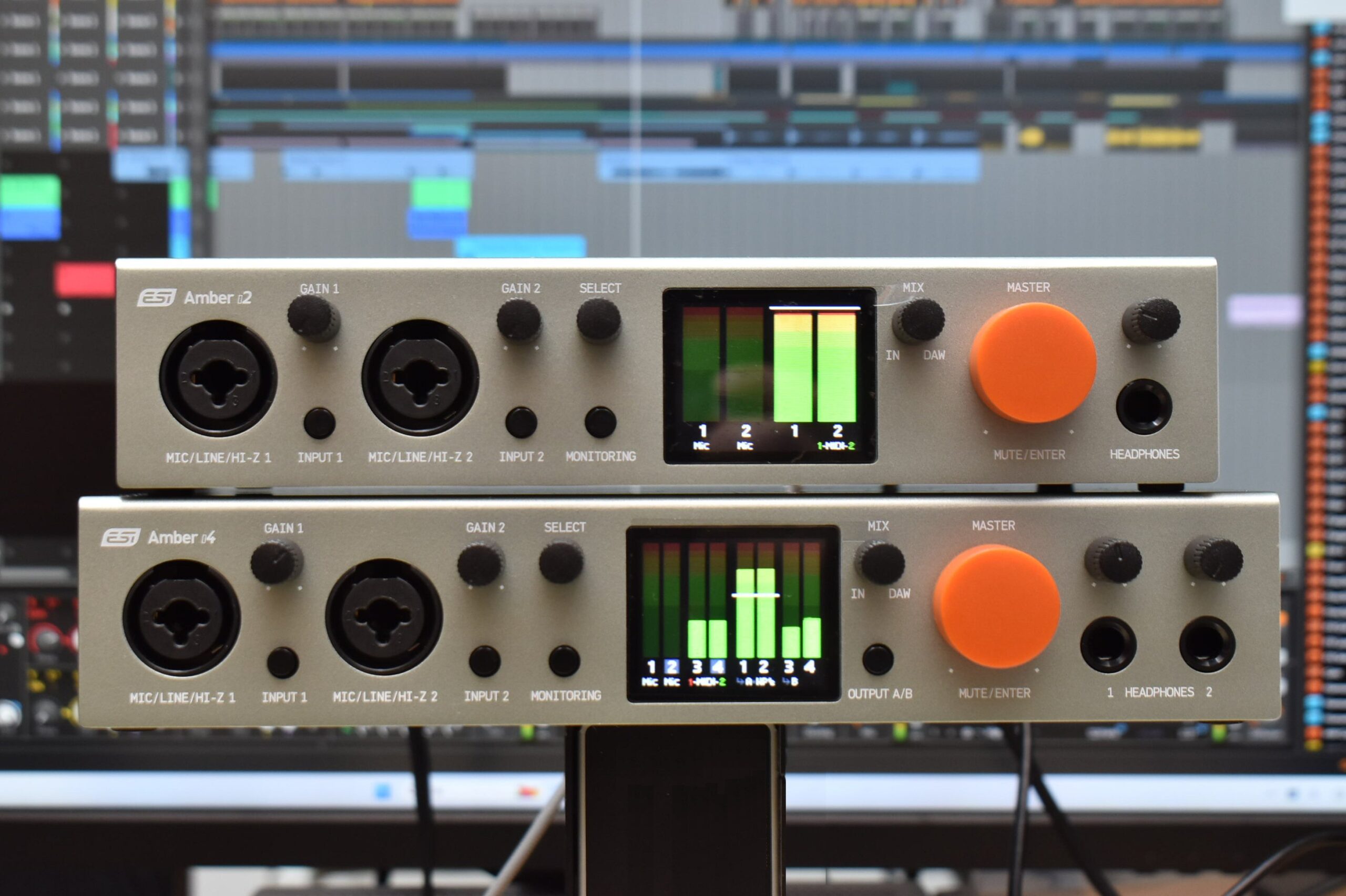 独ESIのオーディオインターフェイス、Amber i2/i4が国内発売開始。高