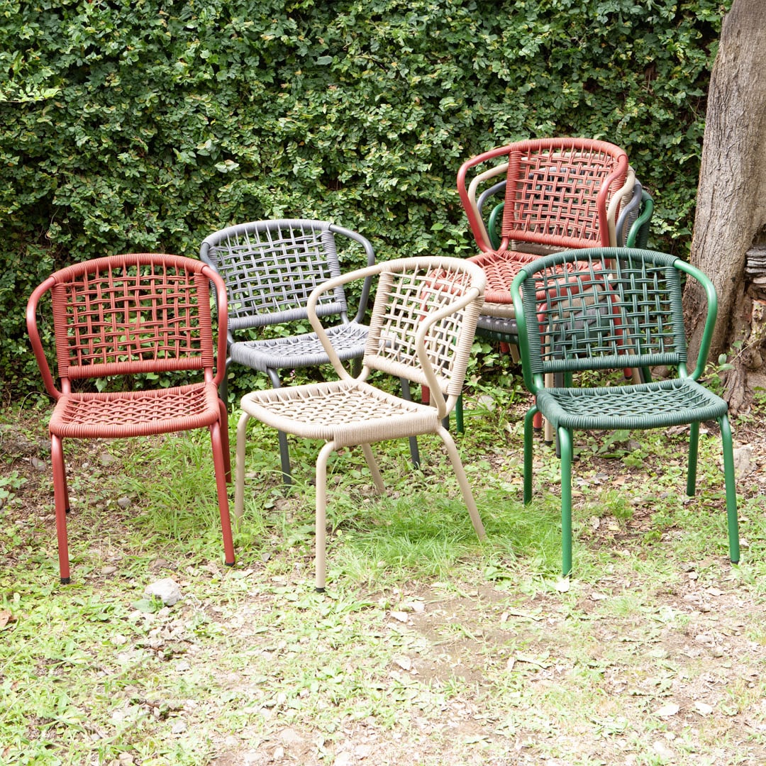 DULTON ONLINE SHOP | ALUMINUM ROPE CHAIR LADARN GREEN(GREEN): 家具