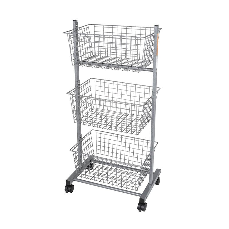 DULTON ONLINE SHOP | WIRE RACK WITH CASTORS HAMMERTONE GRAY: 家具