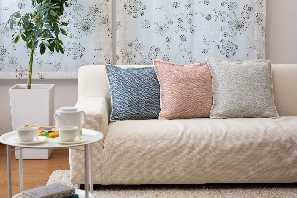 KLIPPAN/クリッパン ウールクッションカバー ステラ ピンク