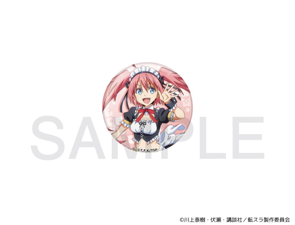 TVアニメ「転生したらスライムだった件」×マリオンクレープ 缶バッジ