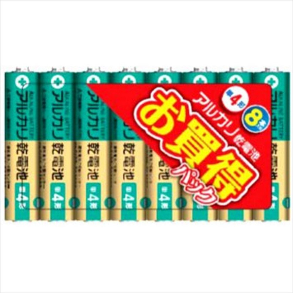三菱 アルカリ乾電池 単3形 8本 LR6U/8S ｜ エルパ・ダイレクト