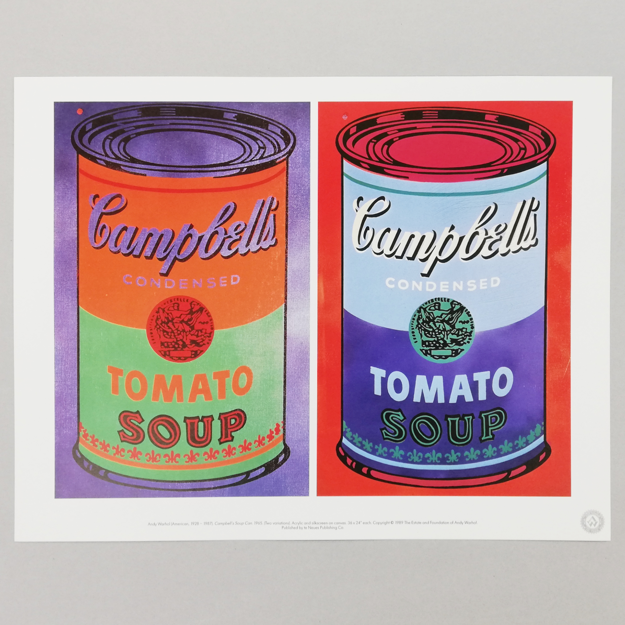 Campbell's Soup Can 1965/アンディ・ウォーホル【Andy Warhol