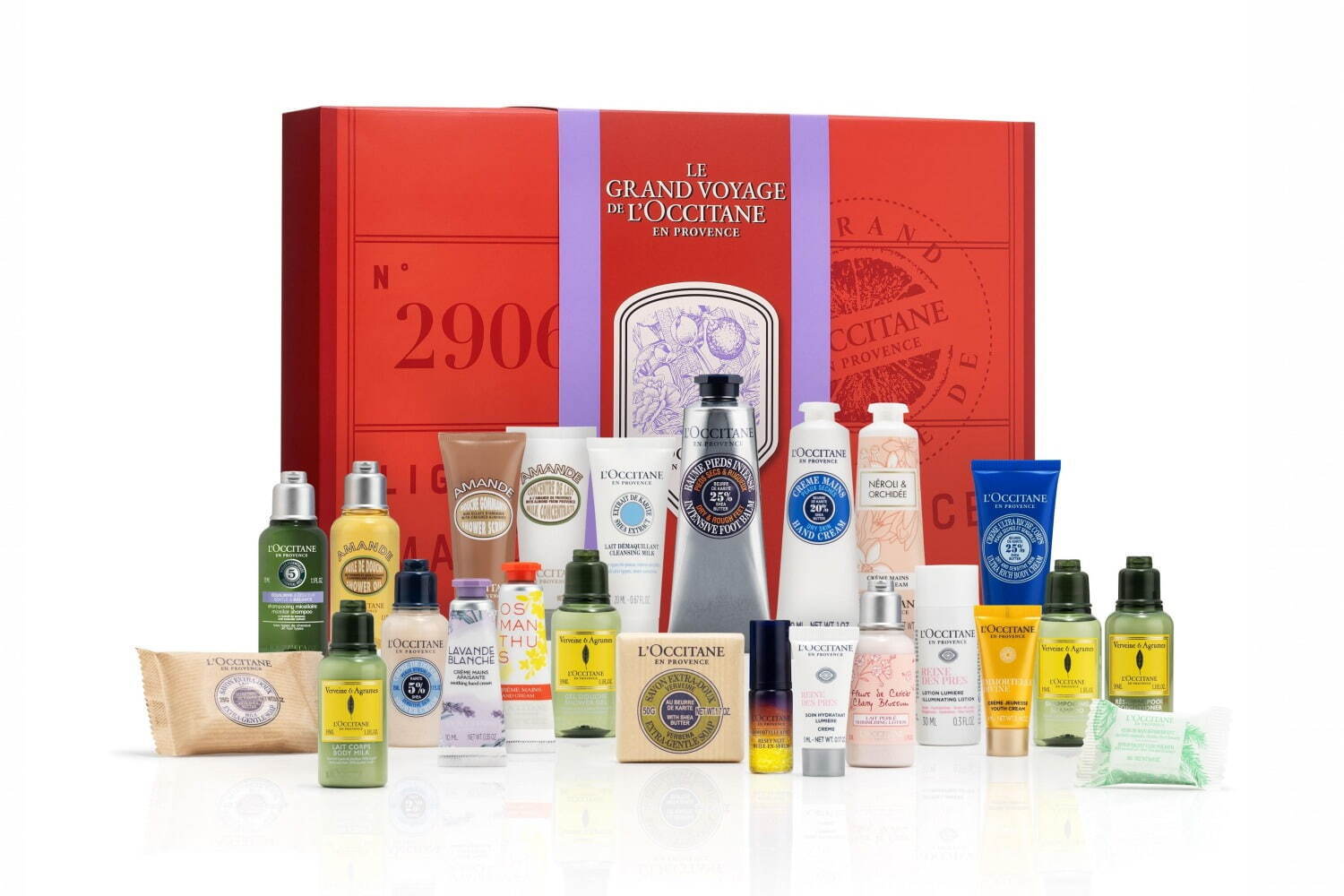 ロクシタン24年クリスマスコフレ「アドベントカレンダー」ハンド