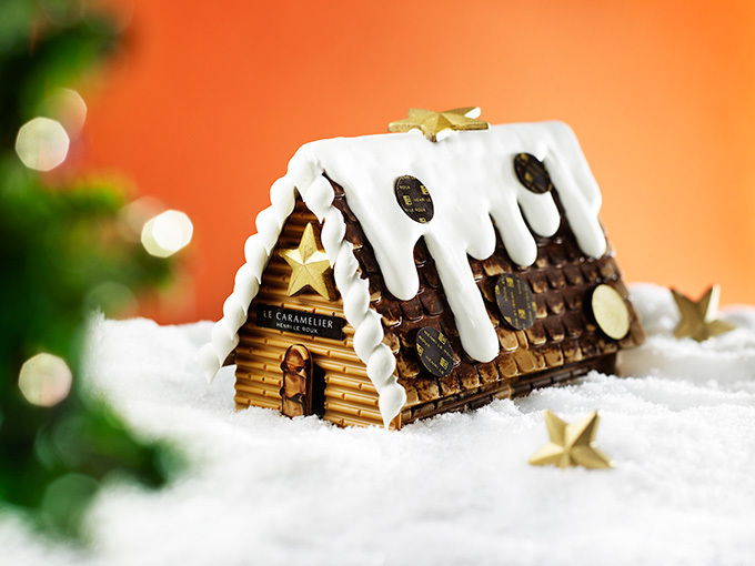 アンリ・ルルーより、お菓子の家に納められた「ビュッシュ・ド・ノエル