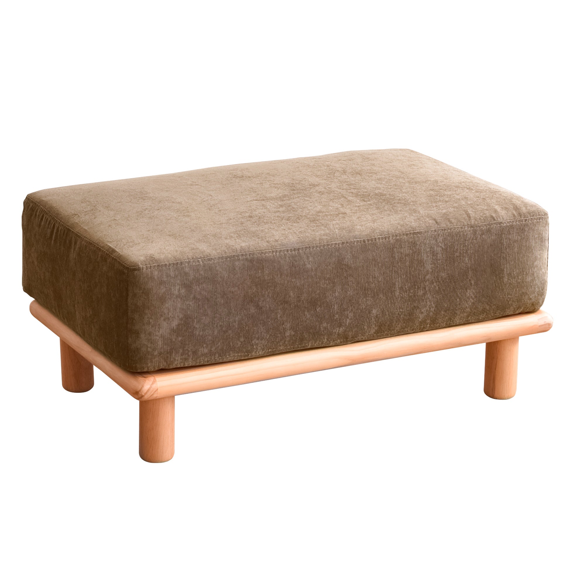 良品】unico ファッション FRAYE オットマン ブラウン 良品】unico