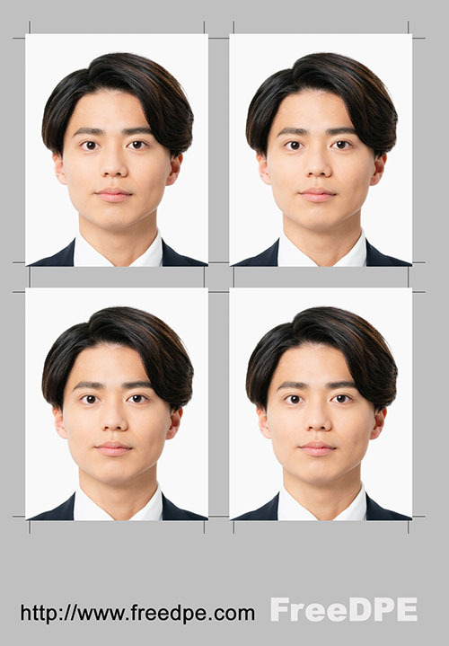 FreeDPE スマホから証明写真をコンビニプリント