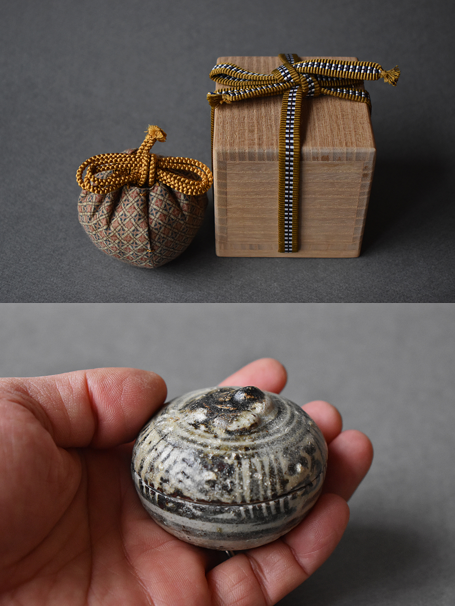 古童 - 宋胡録 柿香合 | 古美術品専門サイト fufufufu.com