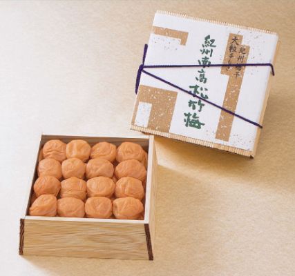 紀州紅梅園｜特製木箱入 南高松竹梅 ｜ 紀州南高梅専門店