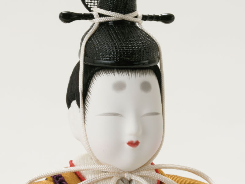 8700木目込人形 折原粋玉作 紫野立雛 | 木目込み人形 | 小木人形