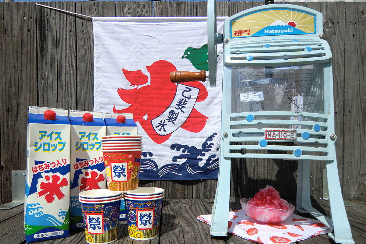 かき氷機レンタル - 広島の氷屋さん 己斐製氷｜氷のイベント、滑り台