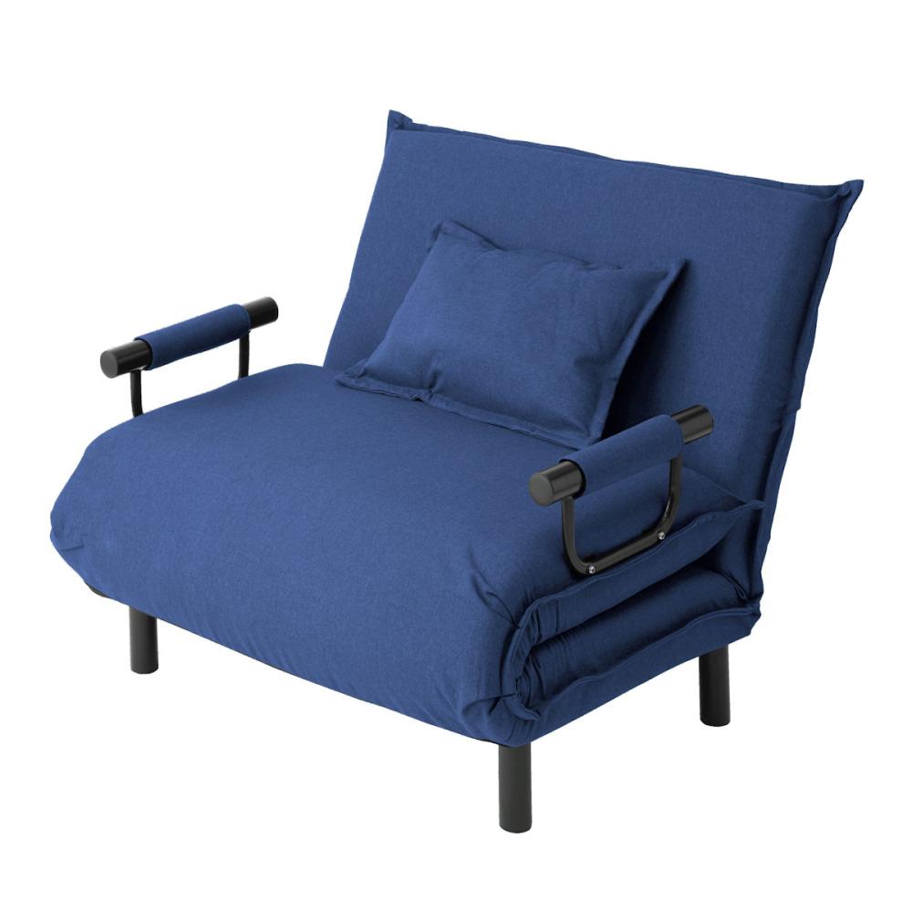 谷村実業 3WAY ソファベッド 大 ネイビー の通販 | ホームセンター