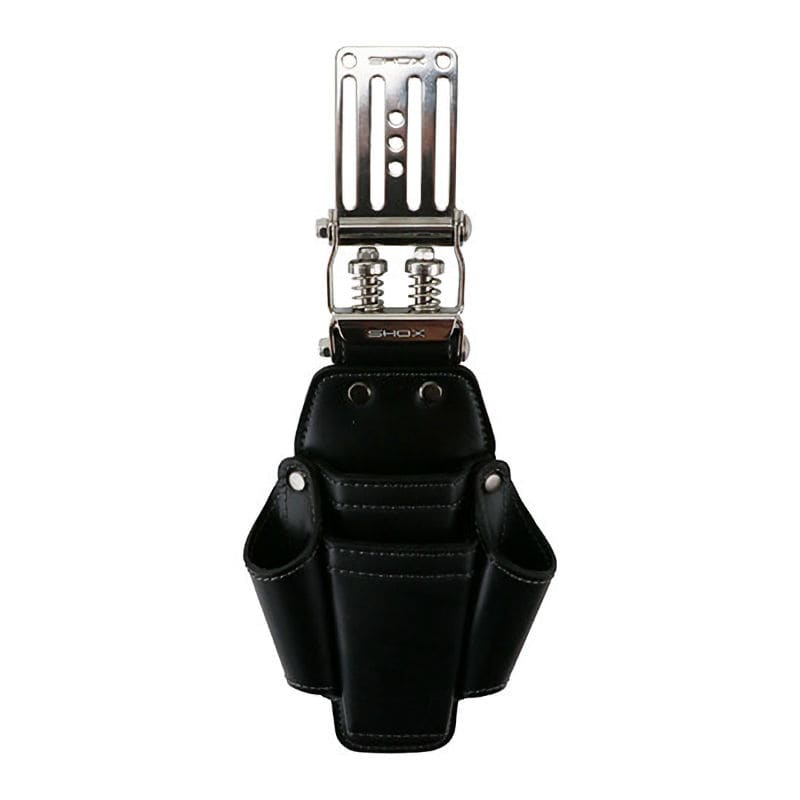 コンチョ付 オールブラック 5丁差し 本革シザーケース SCA-125/CKD