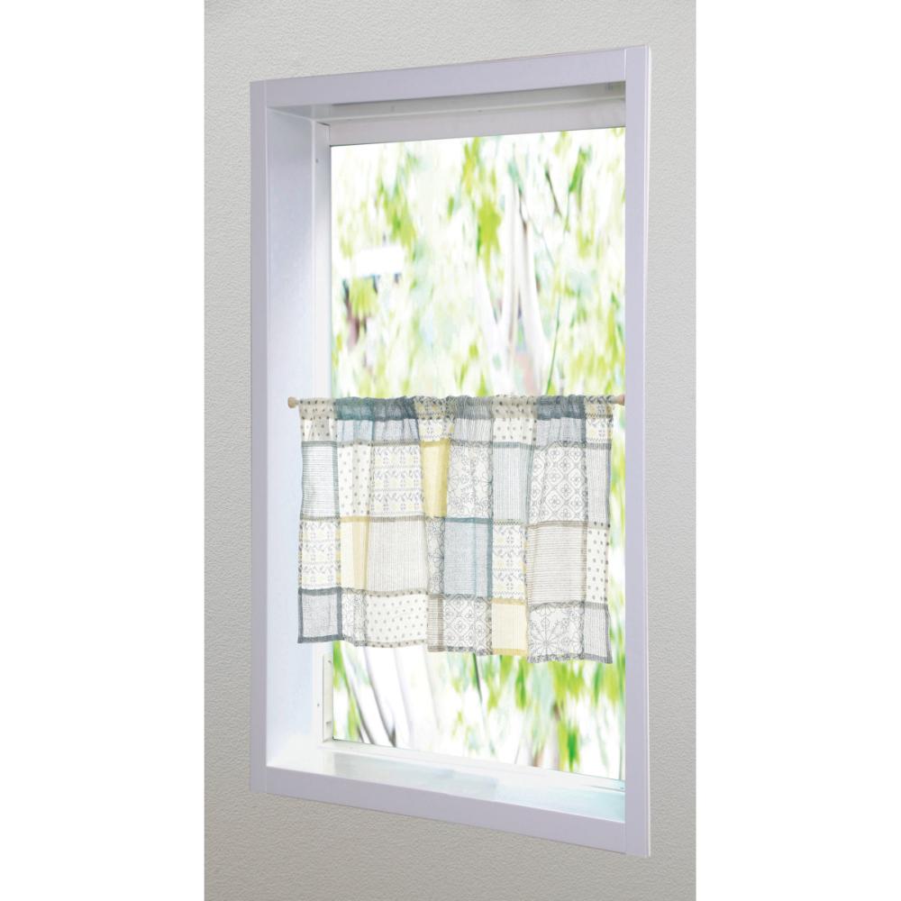 カフェカーテン ボタニカル ブルー 100×45cm の通販